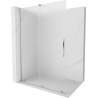 Mexen Velar sliding Walk-in shower screen 150 x 200 cm, frost 8 mm, chrome - 871-150-000-33-01
