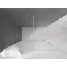 Mexen Velar sliding Walk-in shower screen 150 x 200 cm, frost 8 mm, chrome - 871-150-000-33-01