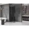 Mexen Velar Walk-in Sliding Shower Wall 80 x 200 cm, Graphite 8 mm, Chrome - 871-080-000-43-01