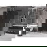 Mexen Velar Walk-in Shower Screen 160 x 200 cm, Graphite 8 mm, Chrome - 871-160-000-43-01