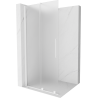 Mexen Velar Walk-in Shower Panel Sliding 70 x 200 cm, Frosted 8 mm, White - 871-070-000-33-20