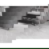 Mexen Velar Walk-in Shower Wall Sliding 110 x 200 cm, Frosted 8 mm, White - 871-110-000-33-20