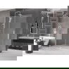 Mexen Velar Walk-in Shower Screen 140 x 200 cm, Frosted 8 mm, White - 871-140-000-33-20