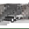 Mexen Velar Walk-in Shower Wall 150 x 200 cm, Frosted 8 mm, White - 871-150-000-33-20
