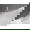 Mexen Velar Walk-in Shower Screen 140 x 200 cm, Frosted 8 mm, White - 871-140-000-33-20
