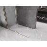 Mexen Velar Walk-in Shower Wall 160 x 200 cm, Frosted 8 mm, Gold - 871-160-000-33-50