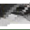 Mexen Velar Walk-in Shower Screen 130 x 200 cm, Graphite 8 mm, Brushed Gold - 871-130-000-43-55