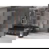 Mexen Velar Walk-in Shower Panel Sliding 140 x 200 cm, Frosted 8 mm, Brushed Bronze - 871-140-000-33-65