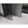 Mexen Velar Sliding Shower Wall Walk-in 90 x 200 cm, Graphite 8 mm, Black - 871-090-000-43-70