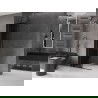 Mexen Velar Walk-in Shower Panel 70 x 200 cm, Graphite 8 mm, Black - 871-070-000-43-70