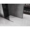 Mexen Velar Sliding Shower Screen Walk-in 75 x 200 cm, Graphite 8 mm, Black - 871-075-000-43-70