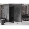 Mexen Velar Walk-in Shower Screen 150 x 200 cm, Graphite 8 mm, Black - 871-150-000-43-70