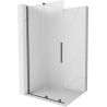 Mexen Velar Sliding Shower Wall Walk-in 90 x 200 cm, Frosted 8 mm, Brushed Gun Gray - 871-090-000-33-66