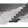 Mexen Velar Walk-in shower screen 150 x 200 cm, frosted 8 mm, gun gray brushed - 871-150-000-33-66