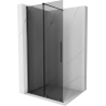 Mexen Velar Walk-in Shower Screen 80 x 200 cm, Graphite 8 mm, Brushed Gun Gray - 871-080-000-43-66