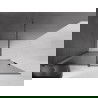 Mexen Velar walk-in shower panel sliding 160 x 200 cm, graphite 8 mm, gun gray brushed - 871-160-000-43-66