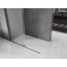 Mexen Velar Walk-in Shower Screen 130 x 200 cm, Frosted 8 mm, Gun Metal - 871-130-000-33-95