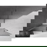Mexen Velar Walk-in Shower Wall 130 x 200 cm, Graphite 8 mm, Gun Metal - 871-130-000-43-95