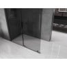 Mexen Velar sliding shower wall Walk-in 140 x 200 cm, graphite 8 mm, gun metal - 871-140-000-43-95