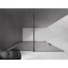 Mexen Velar sliding shower wall Walk-in 140 x 200 cm, graphite 8 mm, gun metal - 871-140-000-43-95