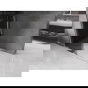 Mexen Velar sliding shower wall Walk-in 150 x 200 cm, graphite 8 mm, brushed nickel - 871-150-000-43-97