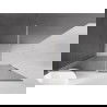 Mexen Velar sliding shower wall Walk-in 150 x 200 cm, graphite 8 mm, brushed nickel - 871-150-000-43-97