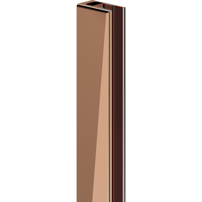 Mexen wall strip for shower wall, rose gold - 800-00-60