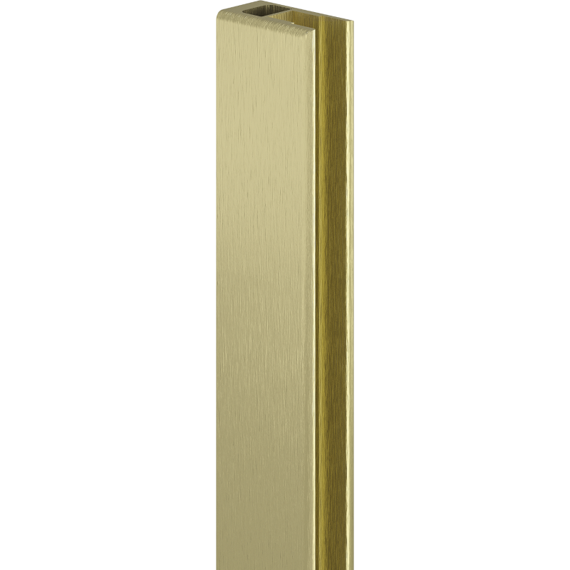 Mexen wall strip for shower wall, brushed gold - 800-00-55