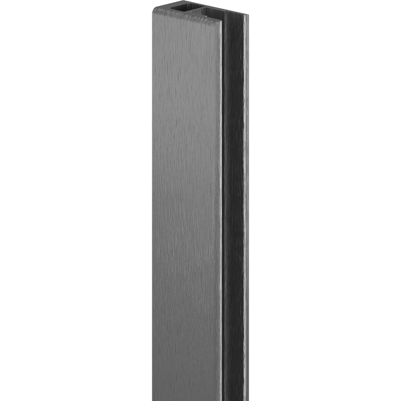 Mexen wall strip for shower wall, brushed gun gray - 800-00-66