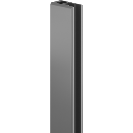 Mexen wall strip for shower wall, gun metal - 800-00-95