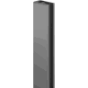 Mexen wall strip for shower wall, gun metal - 800-00-95