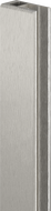 Mexen wall strip for shower wall, brushed nickel - 800-00-97