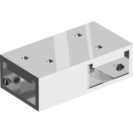 Mexen Uni-T T connector for wall brackets, chrome - 800-09-01