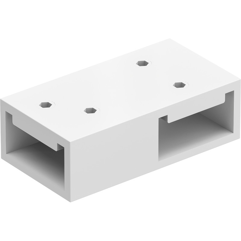 Mexen Uni-T T connector for wall brackets, white - 800-09-20