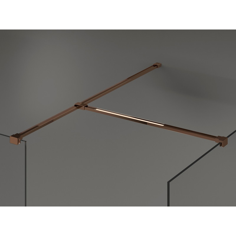 Mexen Uni-T T connector for wall brackets, rose gold - 800-09-60