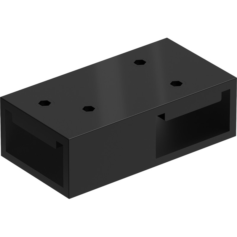 Mexen Uni-T T-connector for wall brackets, black - 800-09-70
