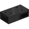 Mexen Uni-T T-connector for wall brackets, black - 800-09-70