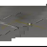 Mexen T-connector for wall brackets, brushed gold - 800-09-55