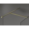 Mexen Uni-T T connector for wall brackets, brushed gold - 800-09-55