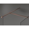 Mexen Uni-T T-connector for wall brackets, brushed copper - 800-09-65