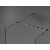 Mexen Uni-T T connector for wall brackets, brushed gun gray - 800-09-66