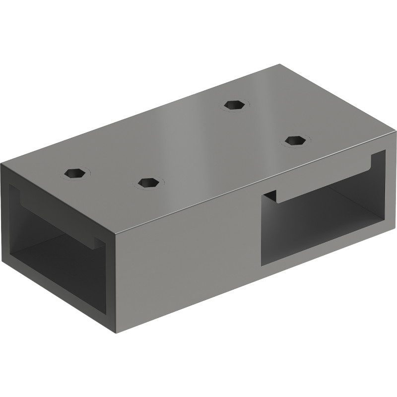 Mexen Uni-T T-connector for wall brackets, gun metal - 800-09-95