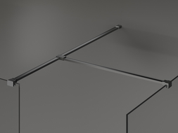 Mexen T Connector for Wall Brackets, Gun Metal - 800-09-95