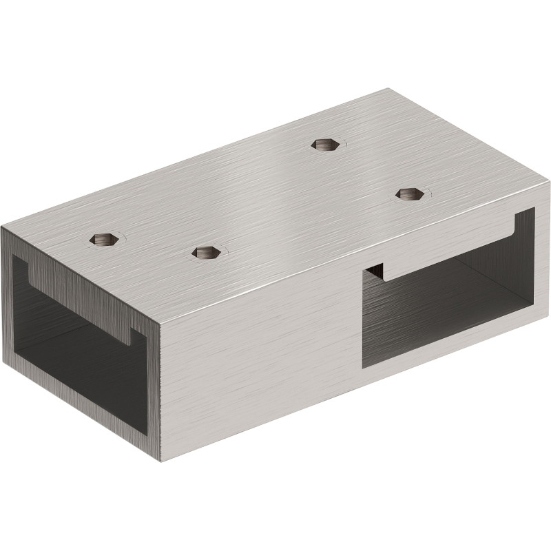 Mexen Uni-T T-connector for wall supports, brushed nickel - 800-09-97