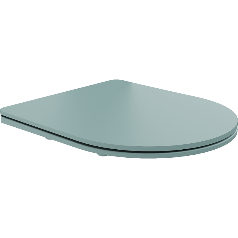 Mexen slim soft-close seat, duroplast, light green matte - 39740048