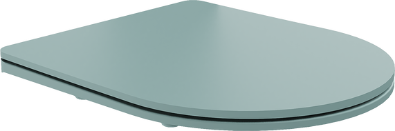 Mexen slow-close slim toilet seat, duroplast, light green matte - 39740048