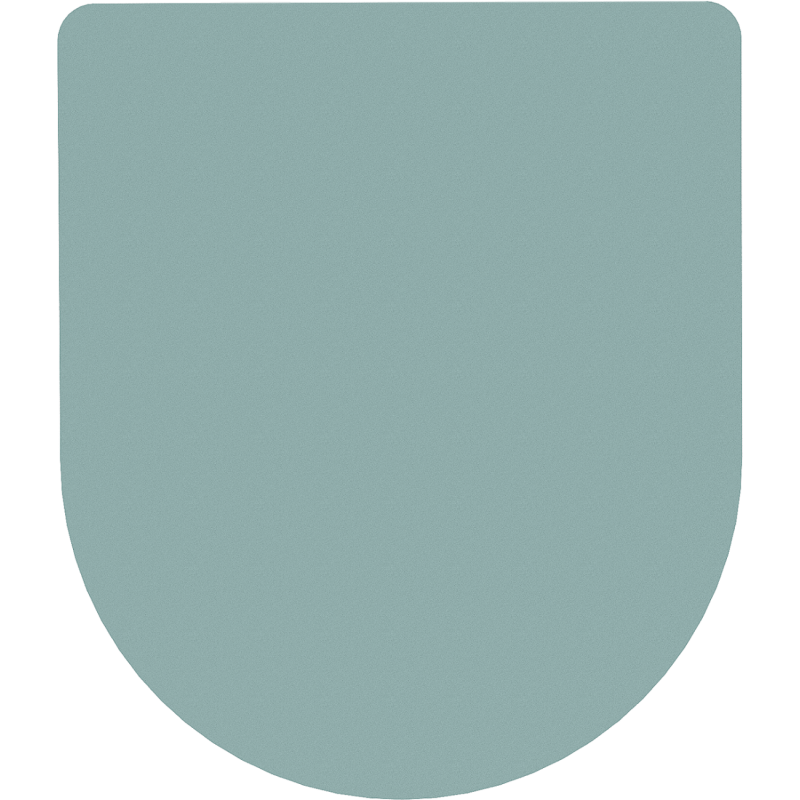 Mexen slow-close slim toilet seat, duroplast, light green matte - 39740048