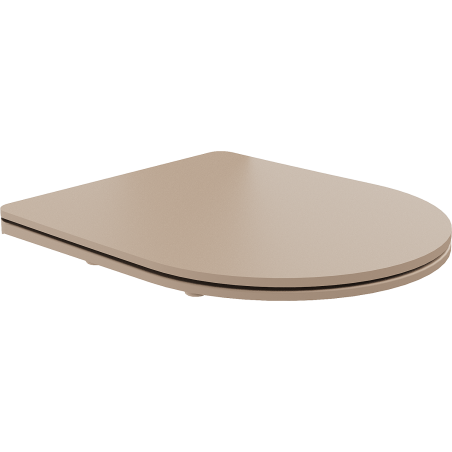 Mexen slim soft-closing toilet seat, duroplast, cappuccino matte - 39740064
