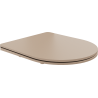 Mexen slow-falling slim seat, duroplast, cappuccino matte - 39740064