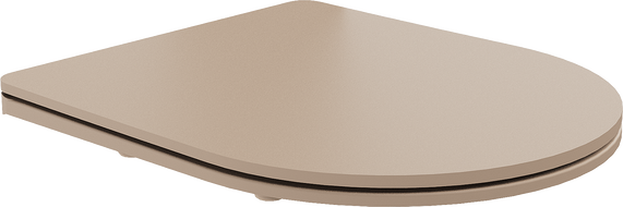 Mexen slow-falling slim seat, duroplast, cappuccino matte - 39740064